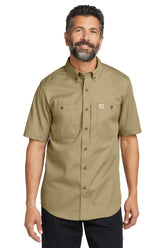 Carhartt® Rugged Professional™ Series Short Sleeve Shirt - Dark Khaki - S